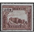 Mi 719: 0.50 L. deep carmine-brown Restoration ...
