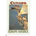 Advertising CUNARD Europe-America Postcard (Rob...