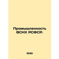 Industry of the All-NPC RSFSR. In Russian (ask us if in doubt)/Promyshlennost' V