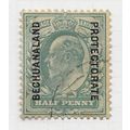 BECHUANALAND 1904 KE7 HALFPENNY BLUE GREEN SG66...