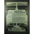 1983 Colt Revolvers Ad - Agent, Commando Special