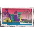 GERMANY, Rhein-Ruhr Harbour Duisburg, red 1991,...