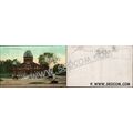 CT Norwalk Postcard The Armory Street Scene w/H...