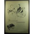 1951 Du Mauriers Cigarettes Advertisement - You're sure she smokes du Mauriers