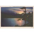 ZAYIX Postcard Romantic Southern Moonlight Scen...