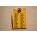 1989 Bowman TIFFANY NO. 481 CHECKLIST