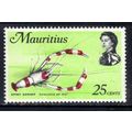 Mauritius 1969 QE2 25ct Spiny Shrimp MM SG 389 ...