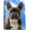 BLUE FRENCH BULLDOG 3D NOTEBOOK great gift for ...