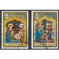 Christmas - Andorra Spain 1973 - F H - MiNr 86/7