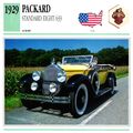 Collectors Club card. Classic Cars. Packard Sta...