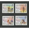 Gambia 451-454, 1982 Economic Community, VF, MN...