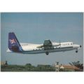 Air UK Fokker F27 Mk 200 Aircraft Postcard (A14...
