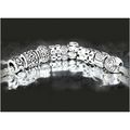 10 Pcs Tibetan Silver Spacers Bracelet Charms C...