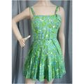 Vintage 1950 1960 Fan Pleat Swimsuit Dress Size...