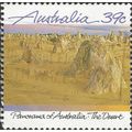 AUSTRALIA, Pinnacles Desert, yellow 1988, 37c