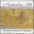 AUSTRALIA, Pinnacles Desert, yellow 1988, 37c, #3
