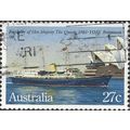 AUSTRALIA, SHIP, HMY Britannia, blue 1983, 27c, #4