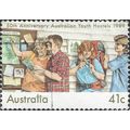 AUSTRALIA, 50 Years of Youth Hostels, gold 1989...