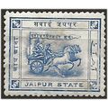 Jaipur (IFS) 1906 SG10 1/2a Blue Mounted Mint ....