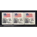 Used 1895 20c U.S. Flag Fine PNC 2/3 PA2212