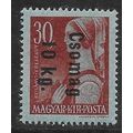 Mi 877 (*): Csomag 10kg on 30 f. brown-red Over...