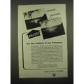 1947 Bausch & Lomb Balcote Lenses Ad - New Stan...