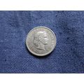 1973 SWITZERLAND 10 RAPPEN COIN.