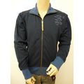 4YOU DARK BLUE ZIP FRONT SWEATSHIRT JUMPER (L) ...