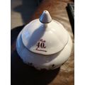 Royal Crown Duchy H Samuel Lidde Pot Ruby Anniv...