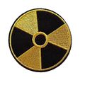 Radioactive Iron On Patch Embroidered Badge Als...
