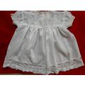 Vintage White Baby Dress Embellished with Lace ...