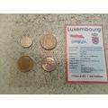 Luxembourg Pre Euro 4 Coin Set – 1, 5, 20, 50 f...