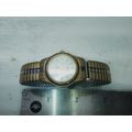 RELIANCE CROTON LADIES STAINLESS/GOLDTONE WRIST...