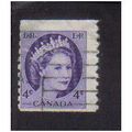 1954 canada queen elizabeth11 4c f/u sg466c