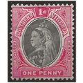 Southern Nigeria 1901 SG2 1d Black & Carmine Mo...