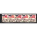 Used 2523 29c U.S. Flag Fine PNC 7/5 PA3004