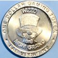 MGM Grand. $1 Casino Token. Las Vegas, NV. Wizz...