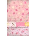 Pillowcase Homecrafted Kids & Critters Pink Sta...