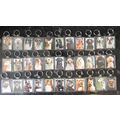 DOG BREED KEY RINGS QUALITY ACRYLIC DOUBLE SIDE...