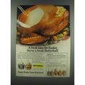1985 Butterball Turkey Ad - A Fresh Idea for Easter