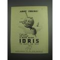 1948 Idris Squashes Soft Drink Ad - Ahoy there