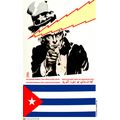 Political OSPAAAL POSTER.Solidarity w/Cuba.Uncl...