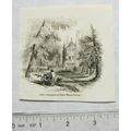 1860s engraving - Remains of Stoke Manor House