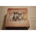 FOUR KITTENS 500 PIECE SHAPED PUZZLE SEALED KIT...