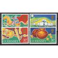 ZAYIX Guernsey 526-529 MNH Europa CEPT Archaeol...