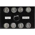 Roman Coins, Maiden Castle, Dorset, England - V...