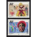 China Masks and Puppets 2v 2000 MNH SG#4534-4535
