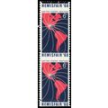 1340, MNH 6¢ Hemisfair RARE Misperfed Error Pai...