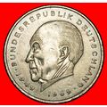 Ⰶ ADENAUER 1876-1967: GERMANY★2 MARKS 1981F I+B...