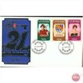 Nevis FDC 1982 - SG 85-87 - Lady Diana 21st Bir...